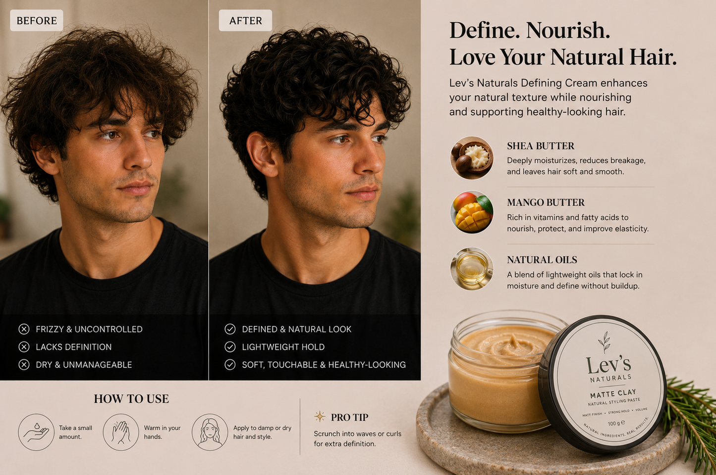 Lev´s Naturals Matte Clay