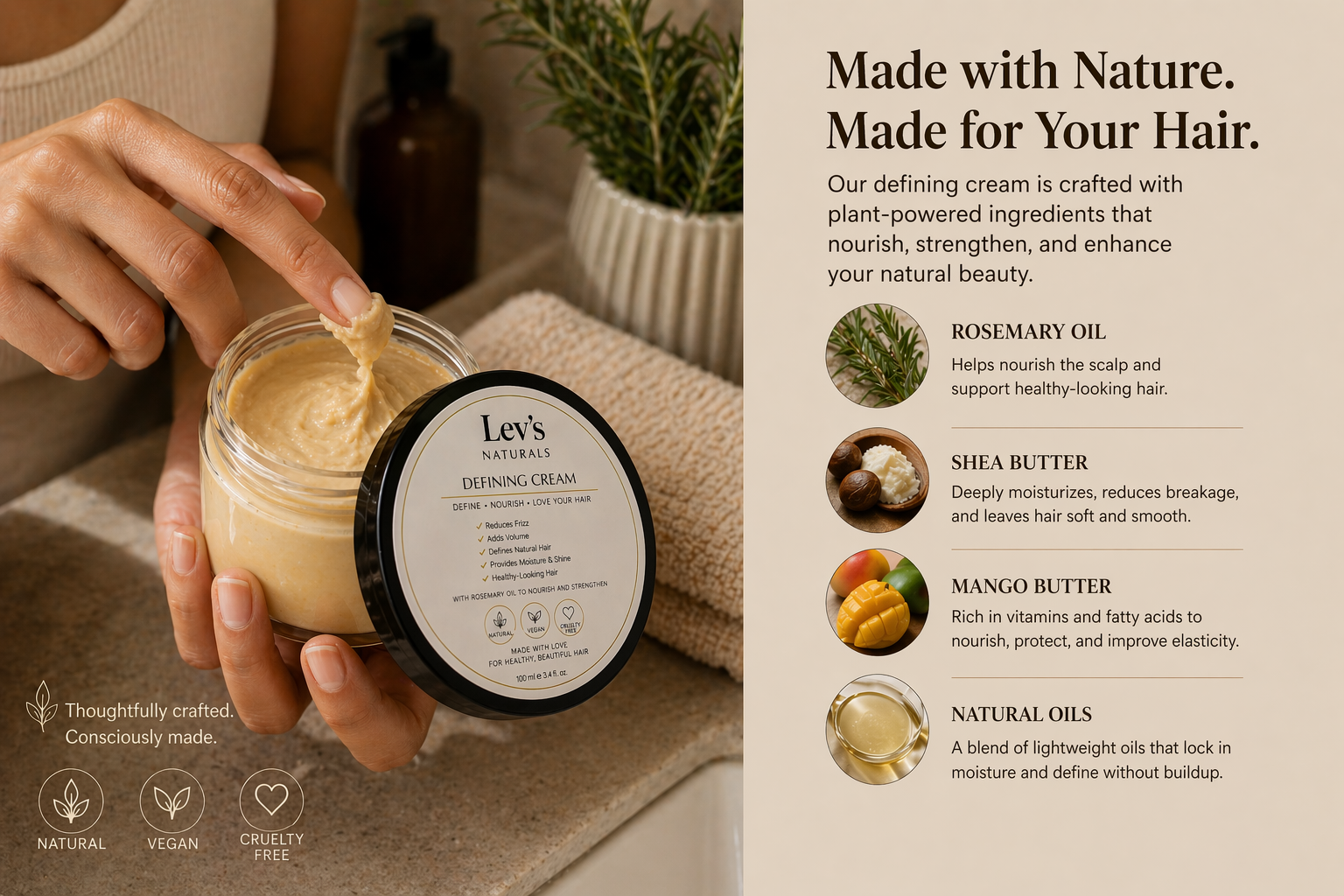 Lev´s Natural Defining Cream
